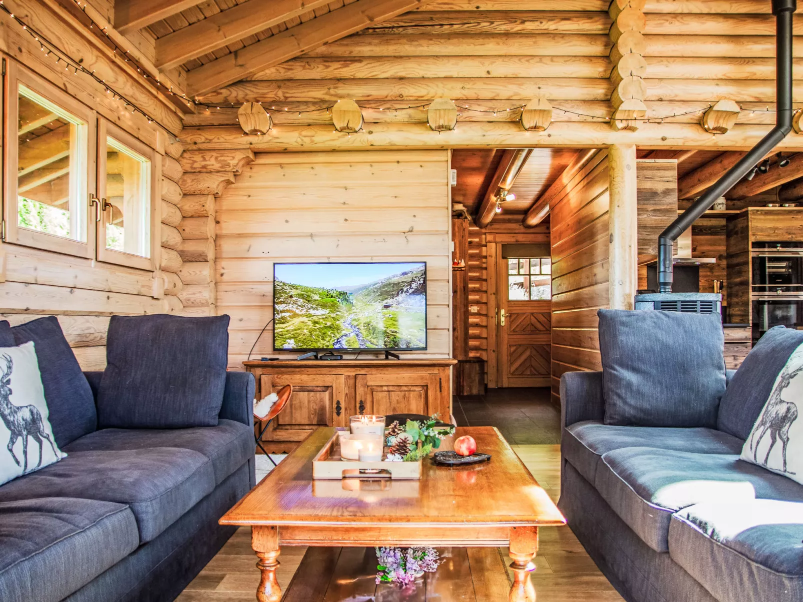 Chalet Sept-Binnen