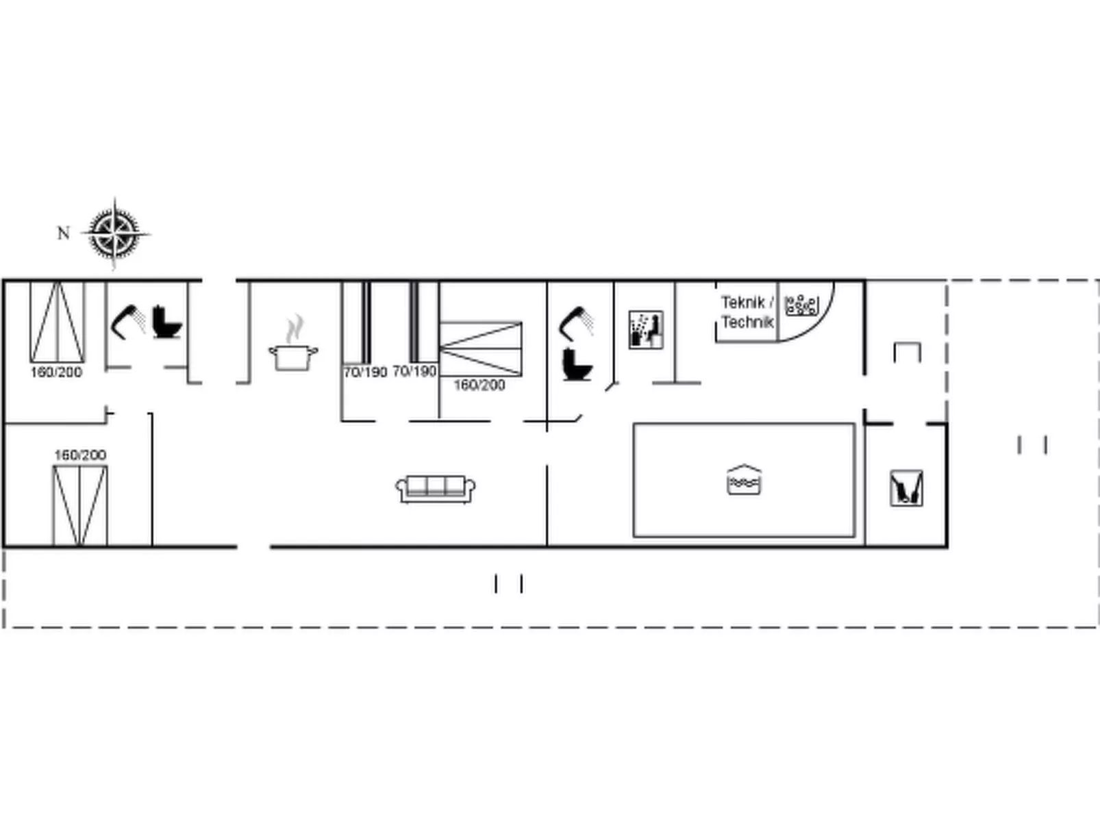 "Adrienne" - 490m from the sea-Binnen