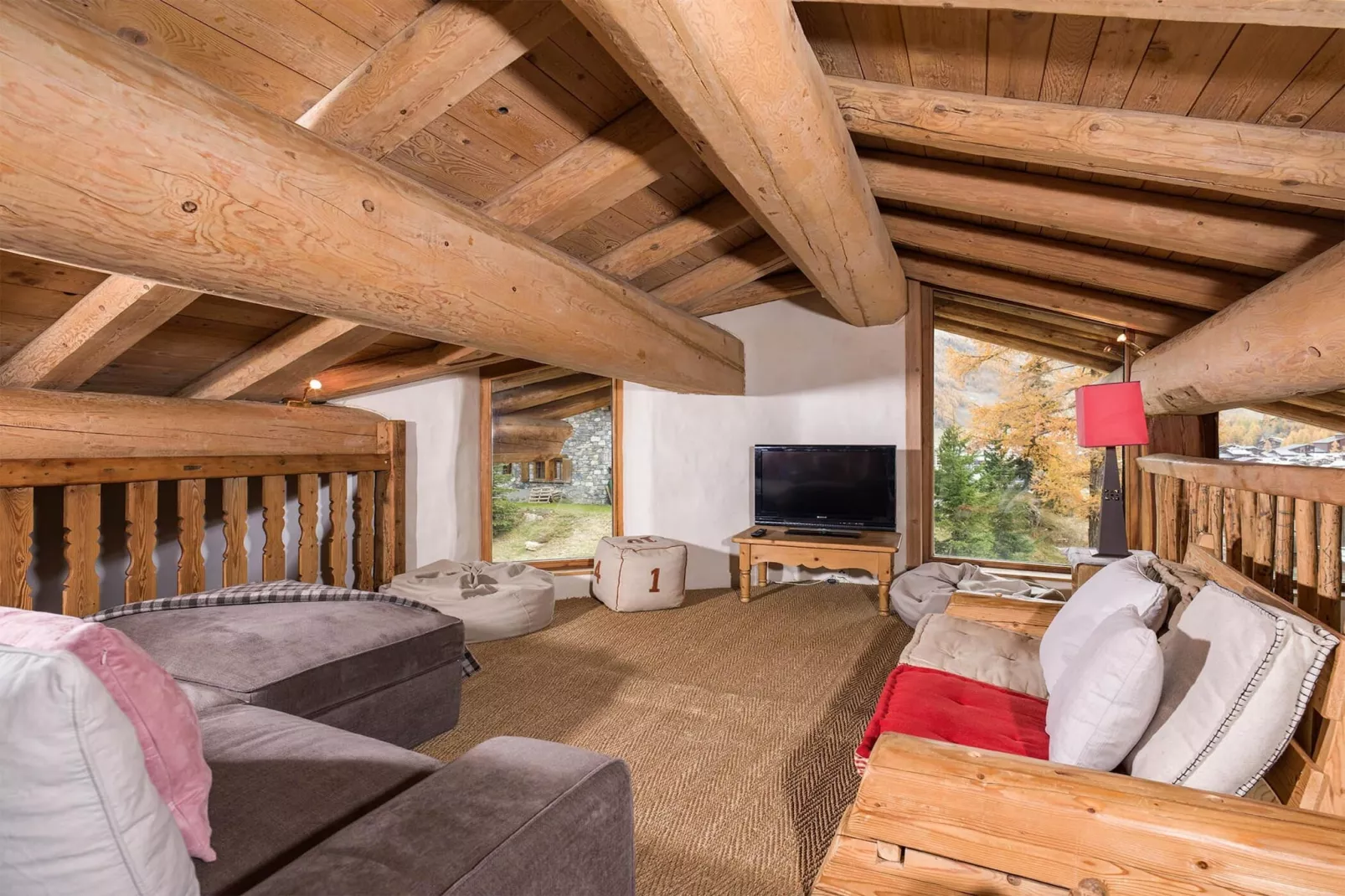 Chalet Arosa-Woonkamer