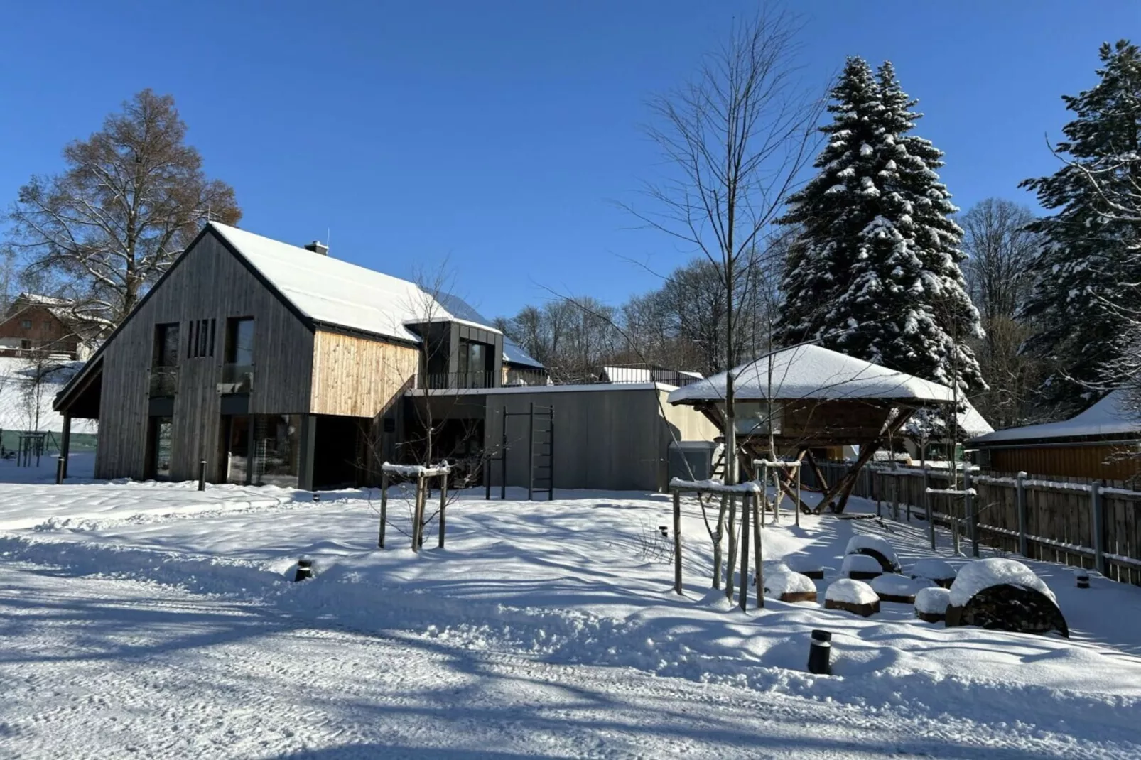 Villa-Tuin winter