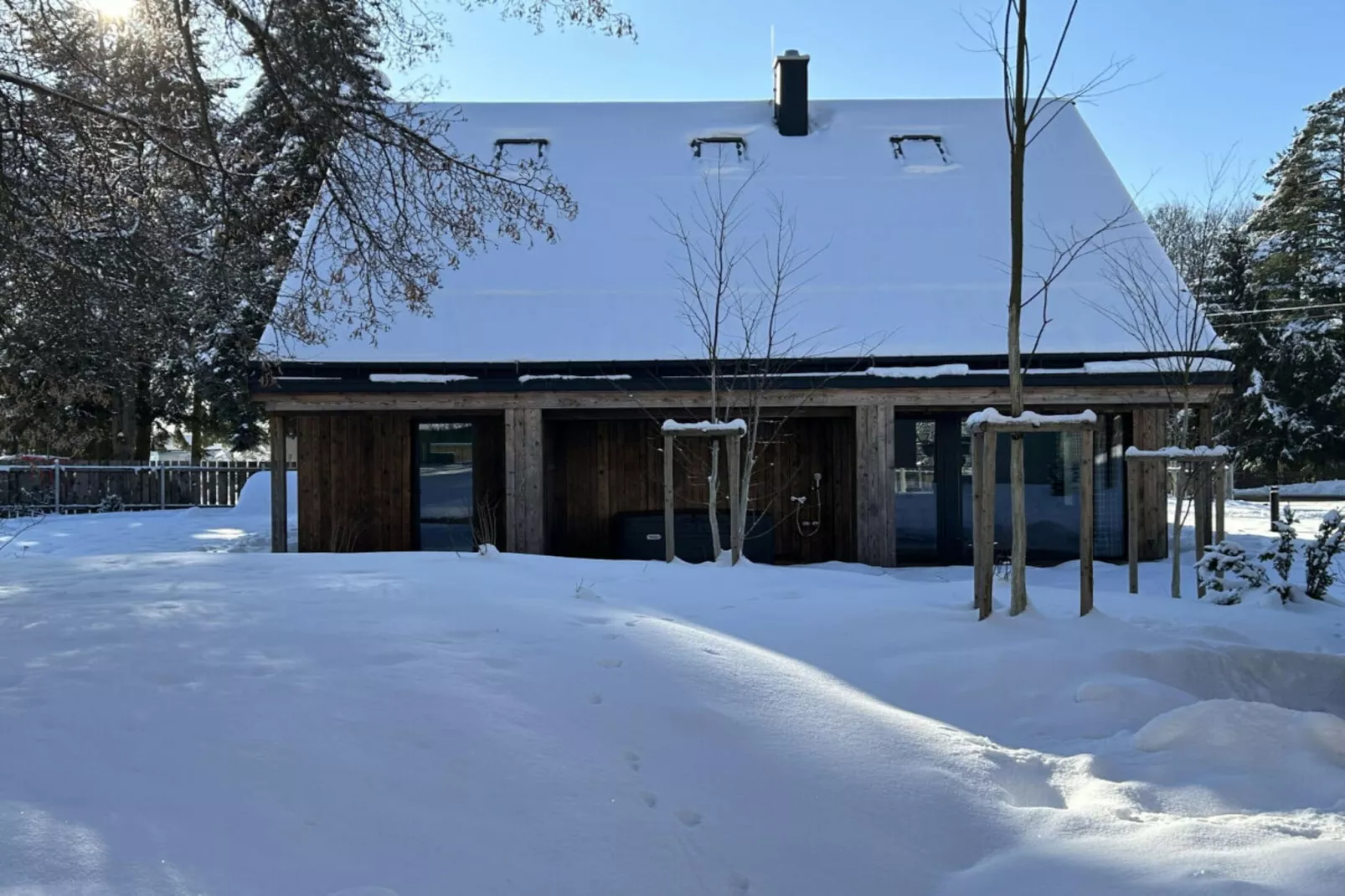 Villa-Tuin winter