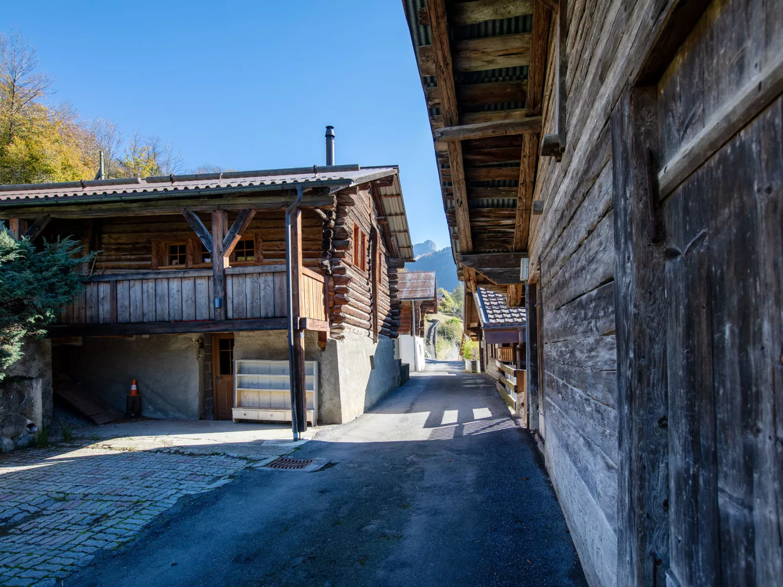 Chalet La Grange-Buiten