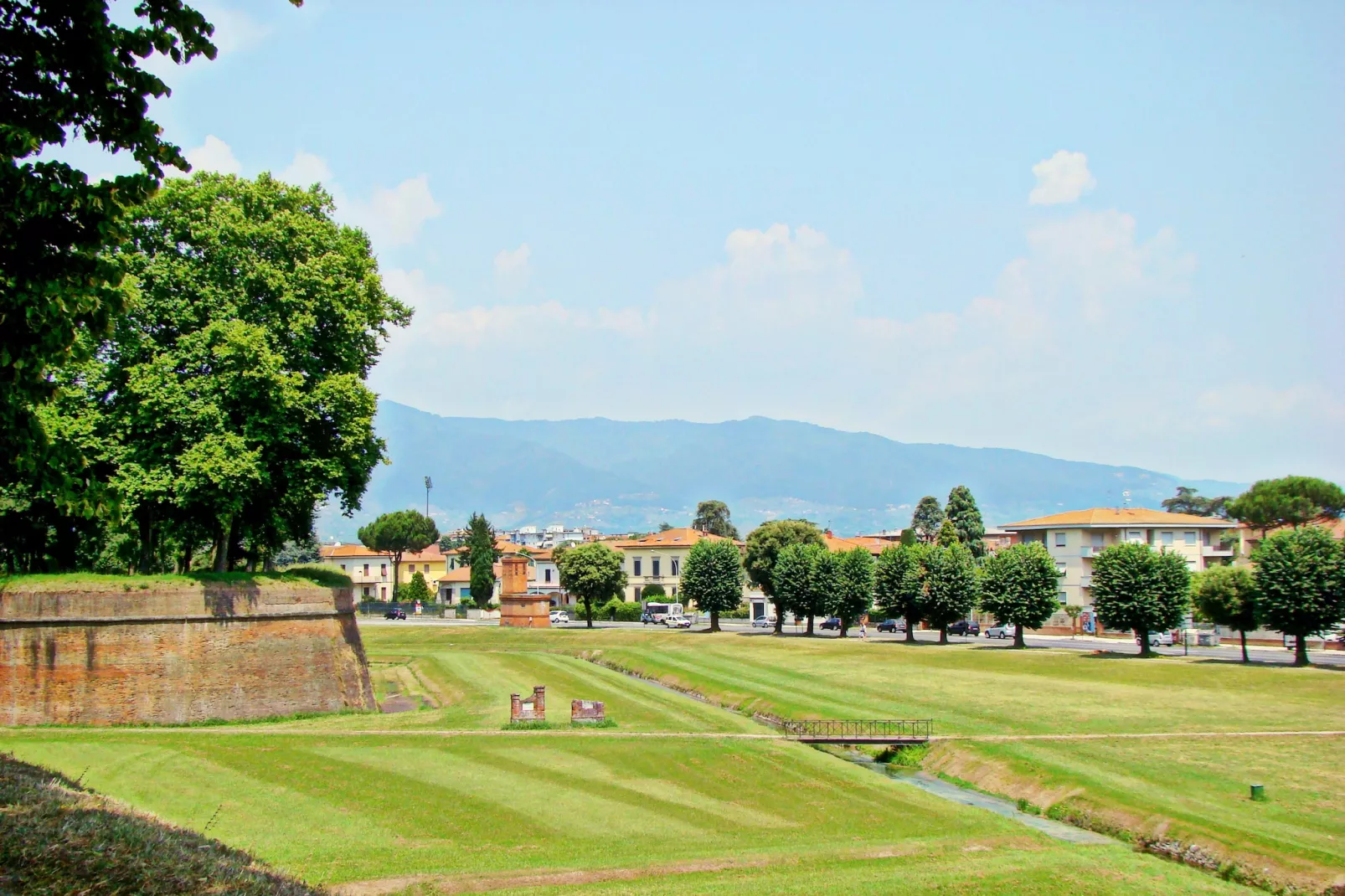 Aria di Lucca-Gebieden zomer 1km