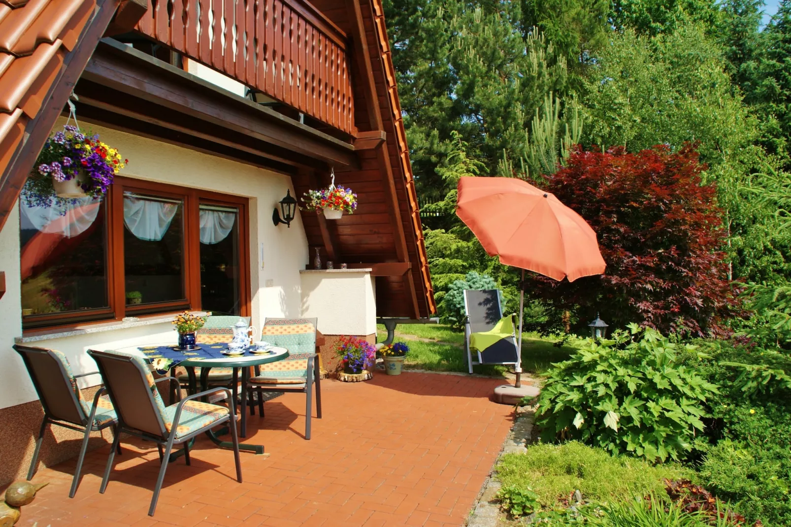 Ferienhaus Panoramablick-Terrasbalkon