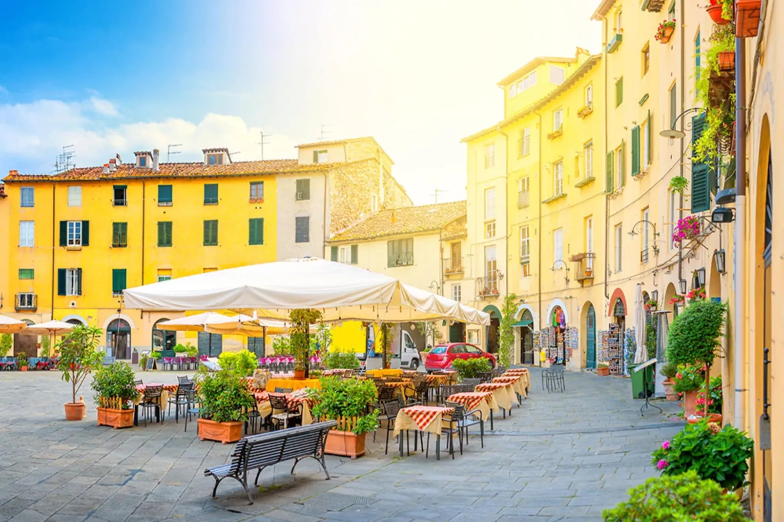 Aria di Lucca-Gebieden zomer 5km