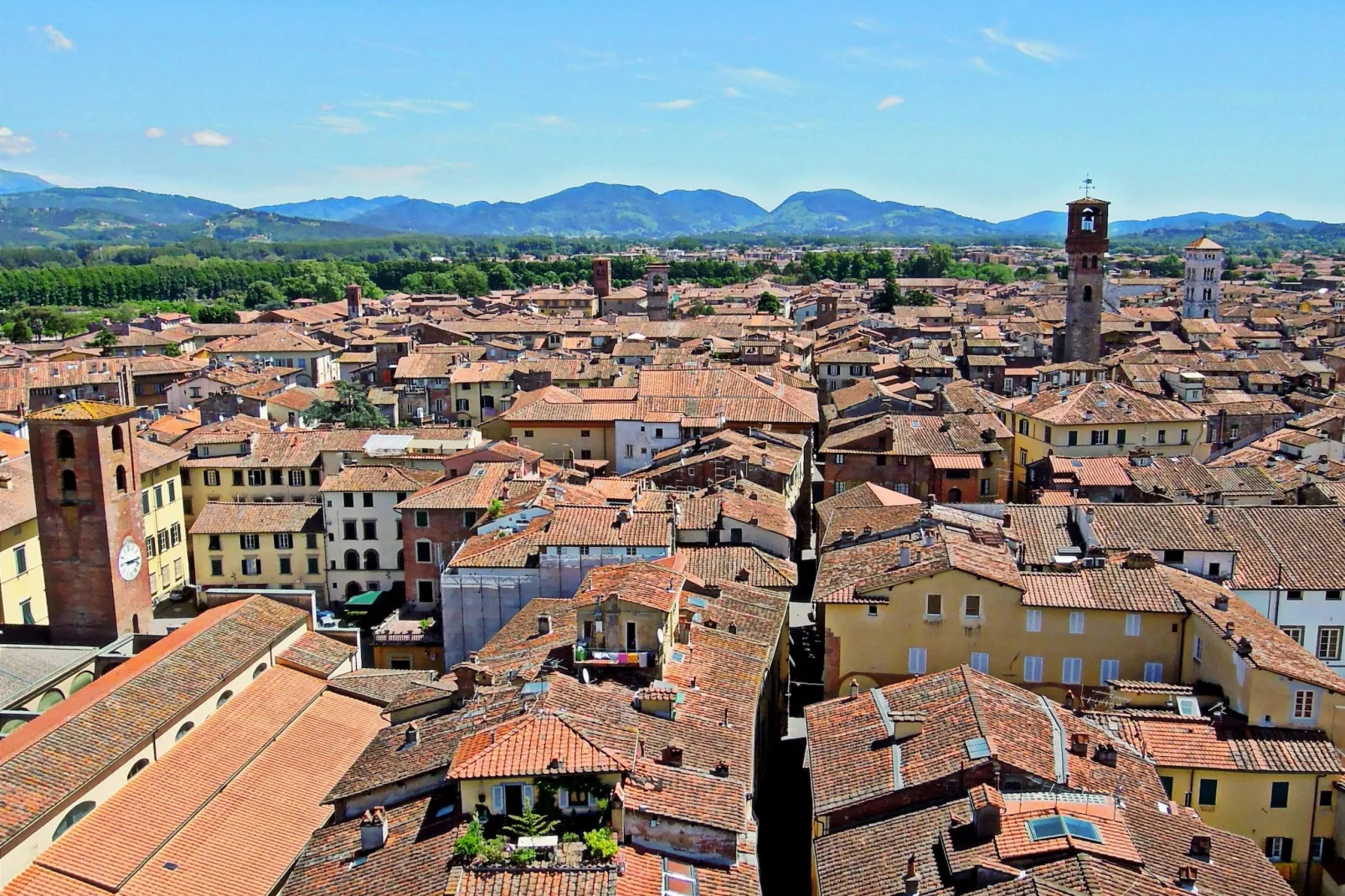 Aria di Lucca-Gebieden zomer 5km