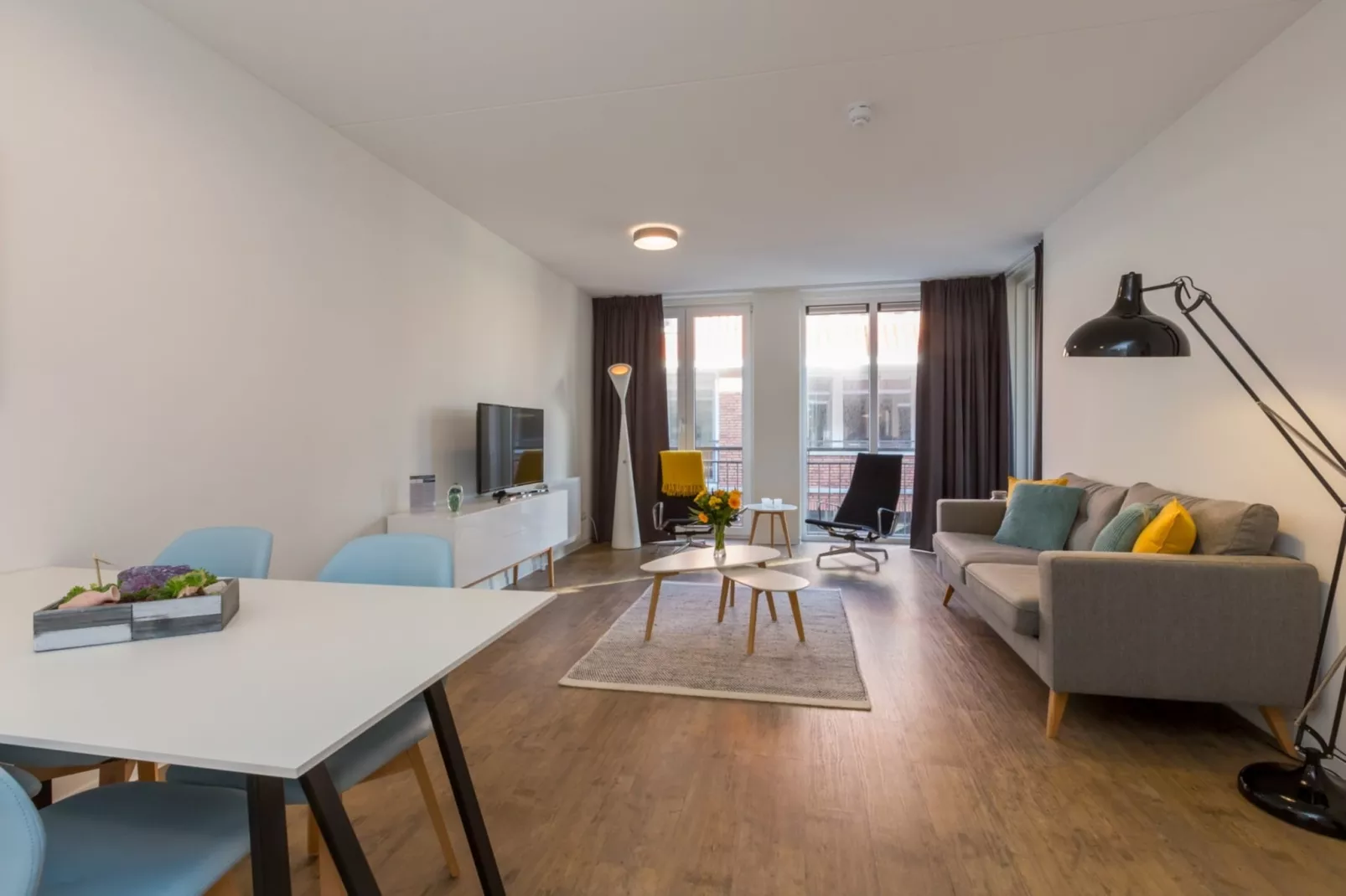 Aparthotel Zoutelande - Luxe 3-persoons comfort appartement-Woonkamer