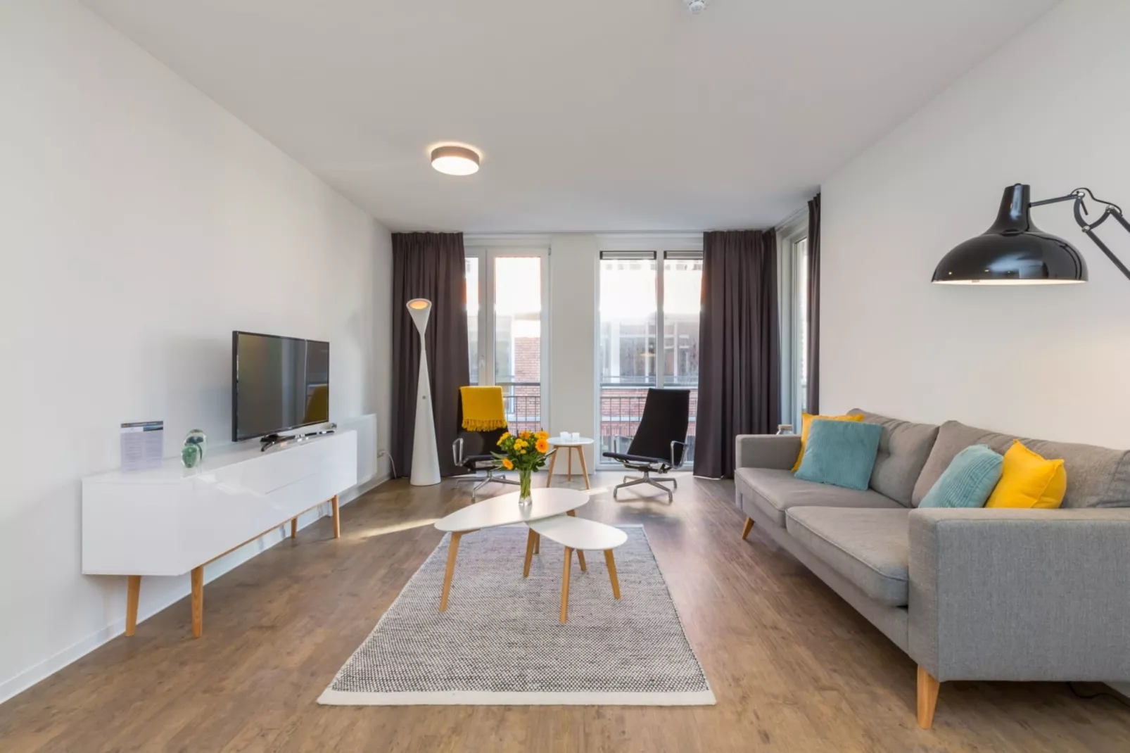 Aparthotel Zoutelande - Luxe 3-persoons comfort appartement-Woonkamer