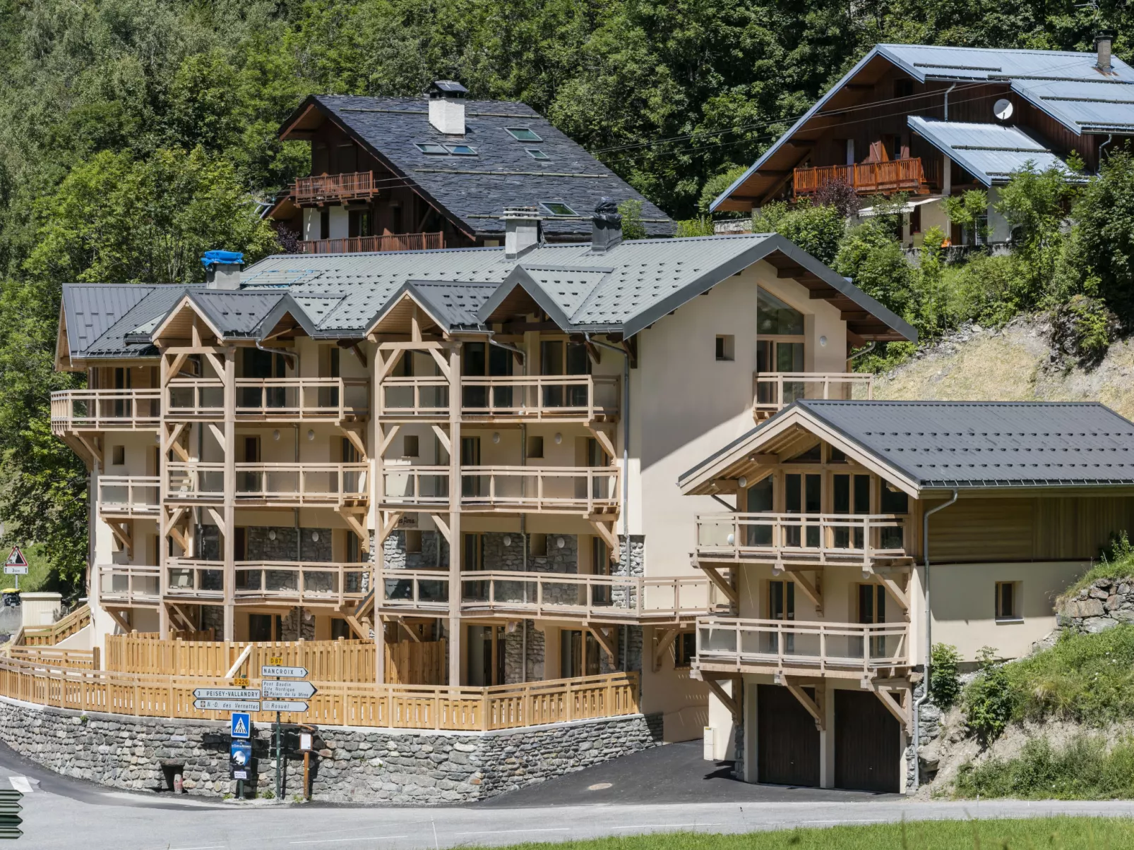 Chalets Les Amis-Buiten