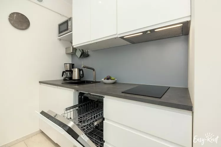 Apartament Zaciszna 11-3 Niechorze-Keuken