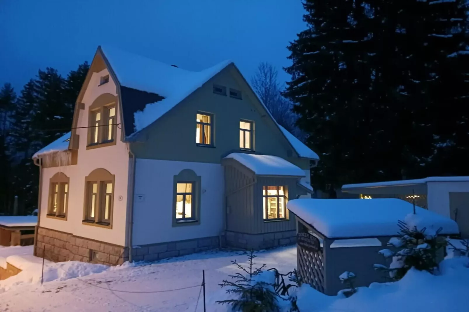 Villa-Exterieur winter