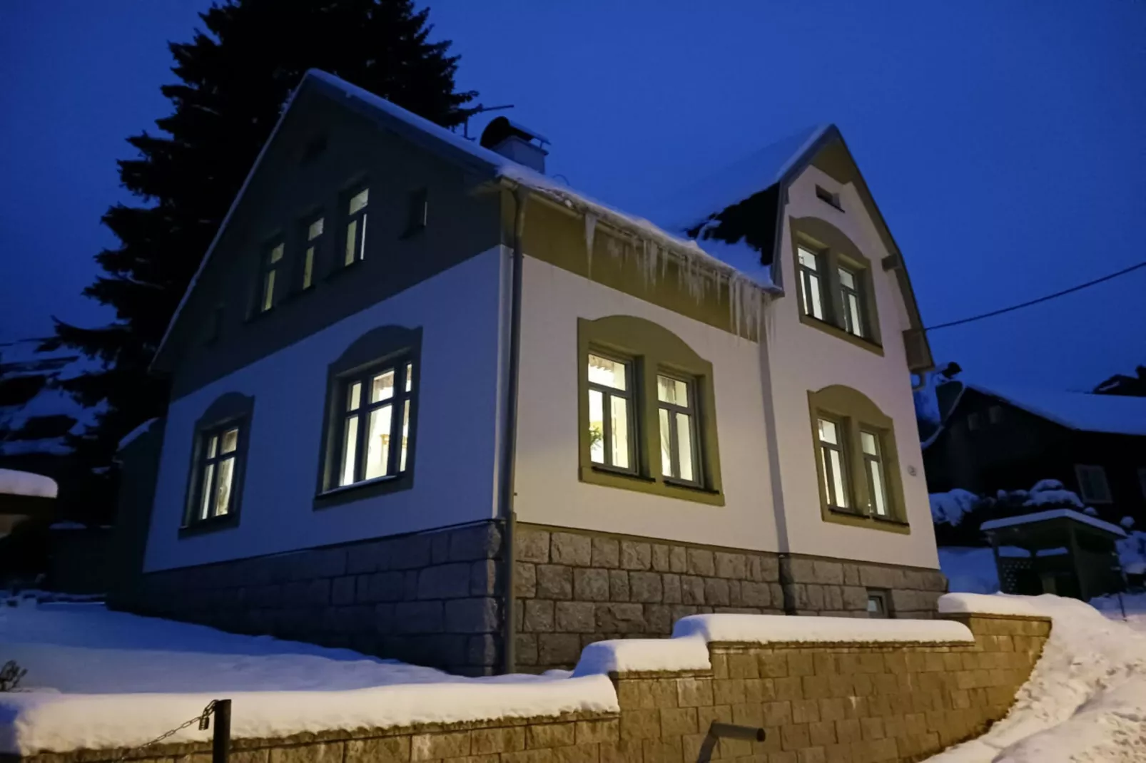 Villa-Exterieur winter