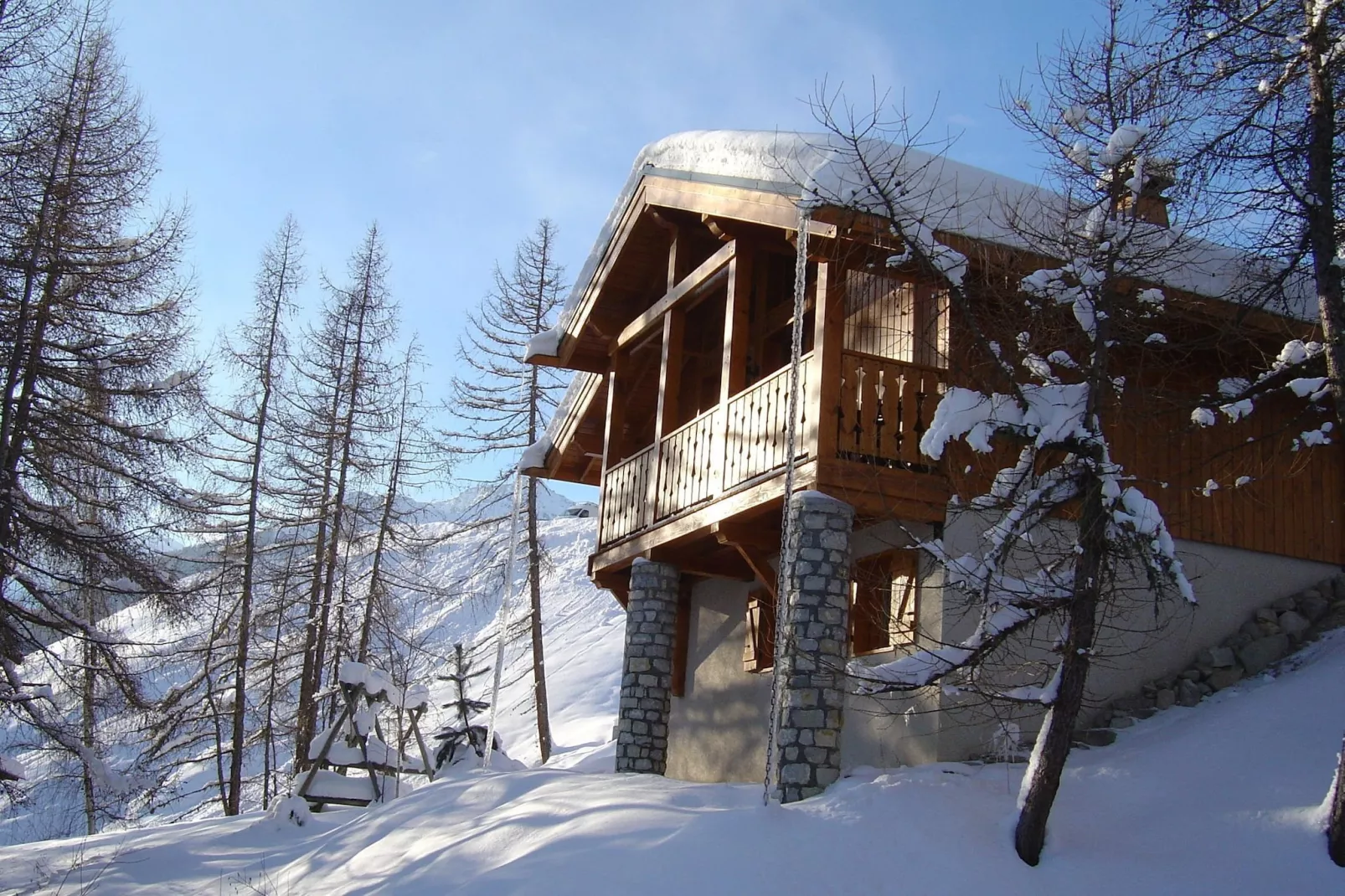 Le Sabot de Vénus-Gebied winter 1km