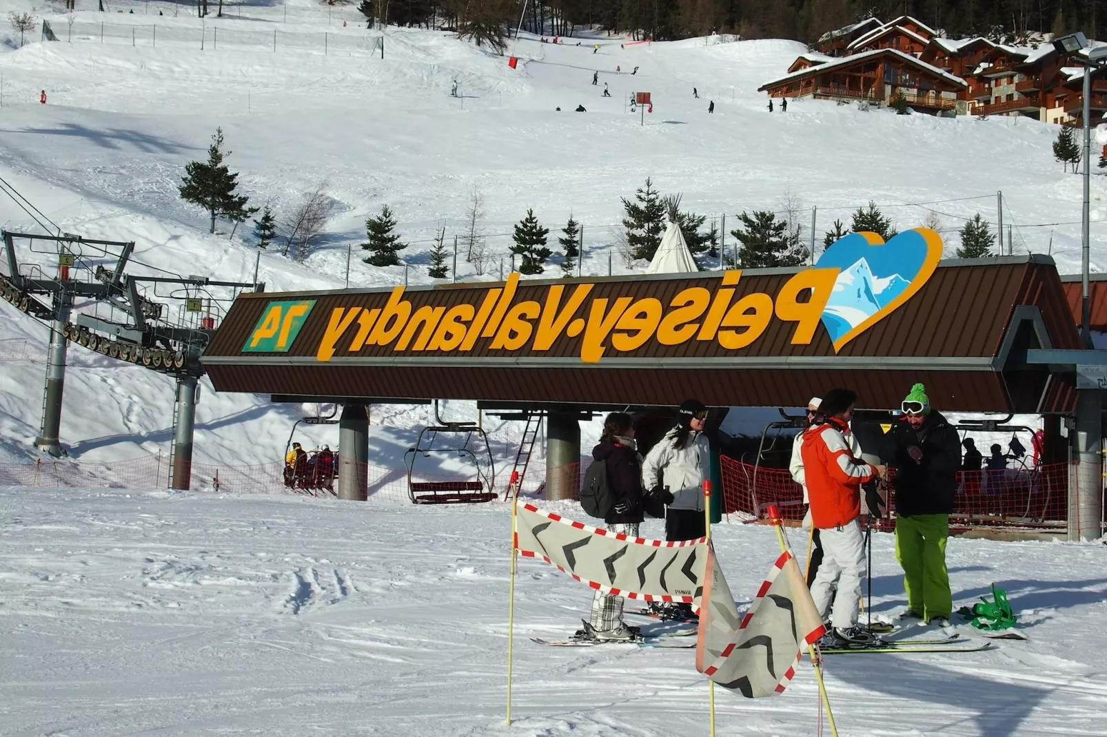 Le Sabot de Vénus-Gebied winter 1km