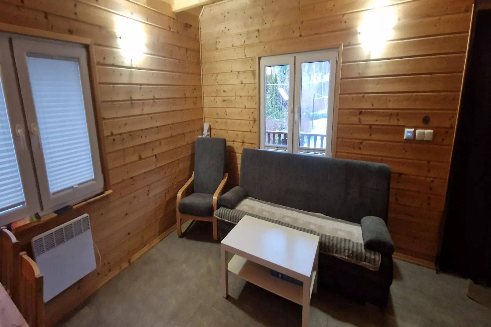 Holiday homes Kolczewo60 qm Typ A domek 60 qm-Woonkamer