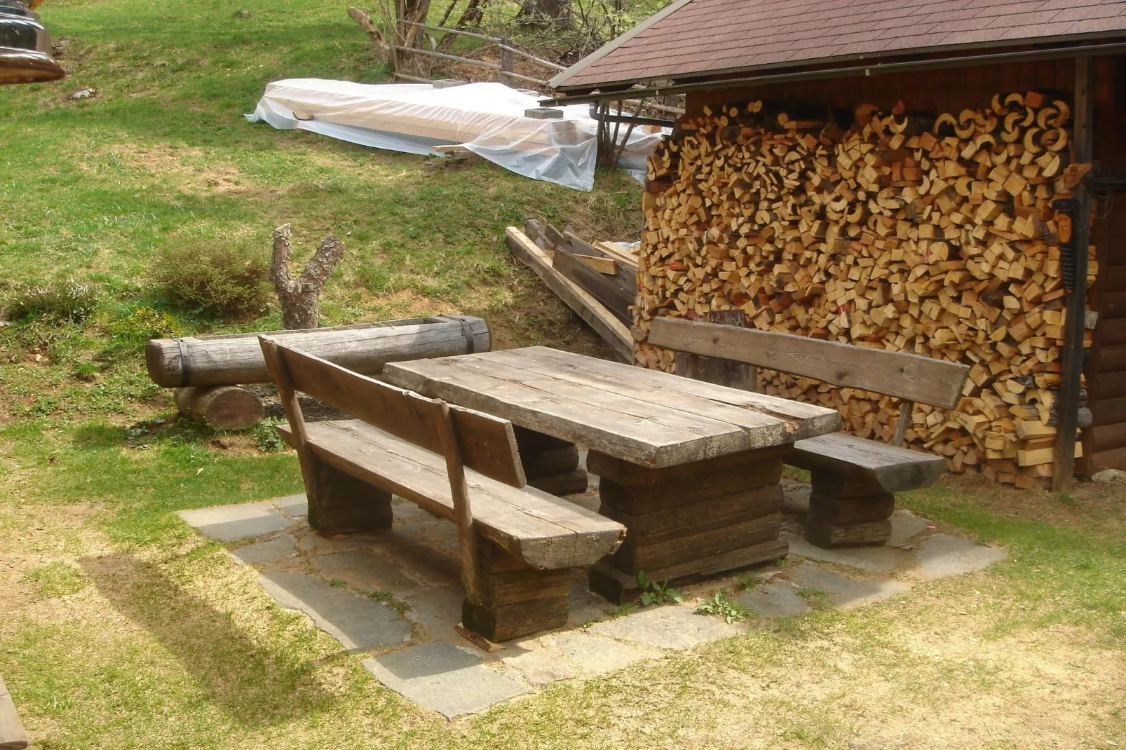 Almhütte im Walde-Image-tags.