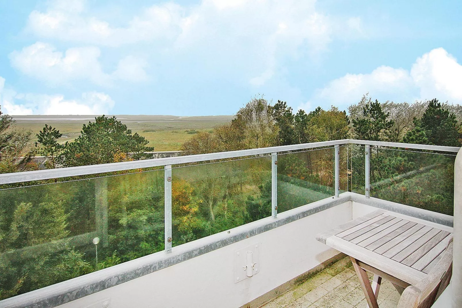 Ferienwohnung Nordseeblick in St Peter-Ording-Uitzicht zomer