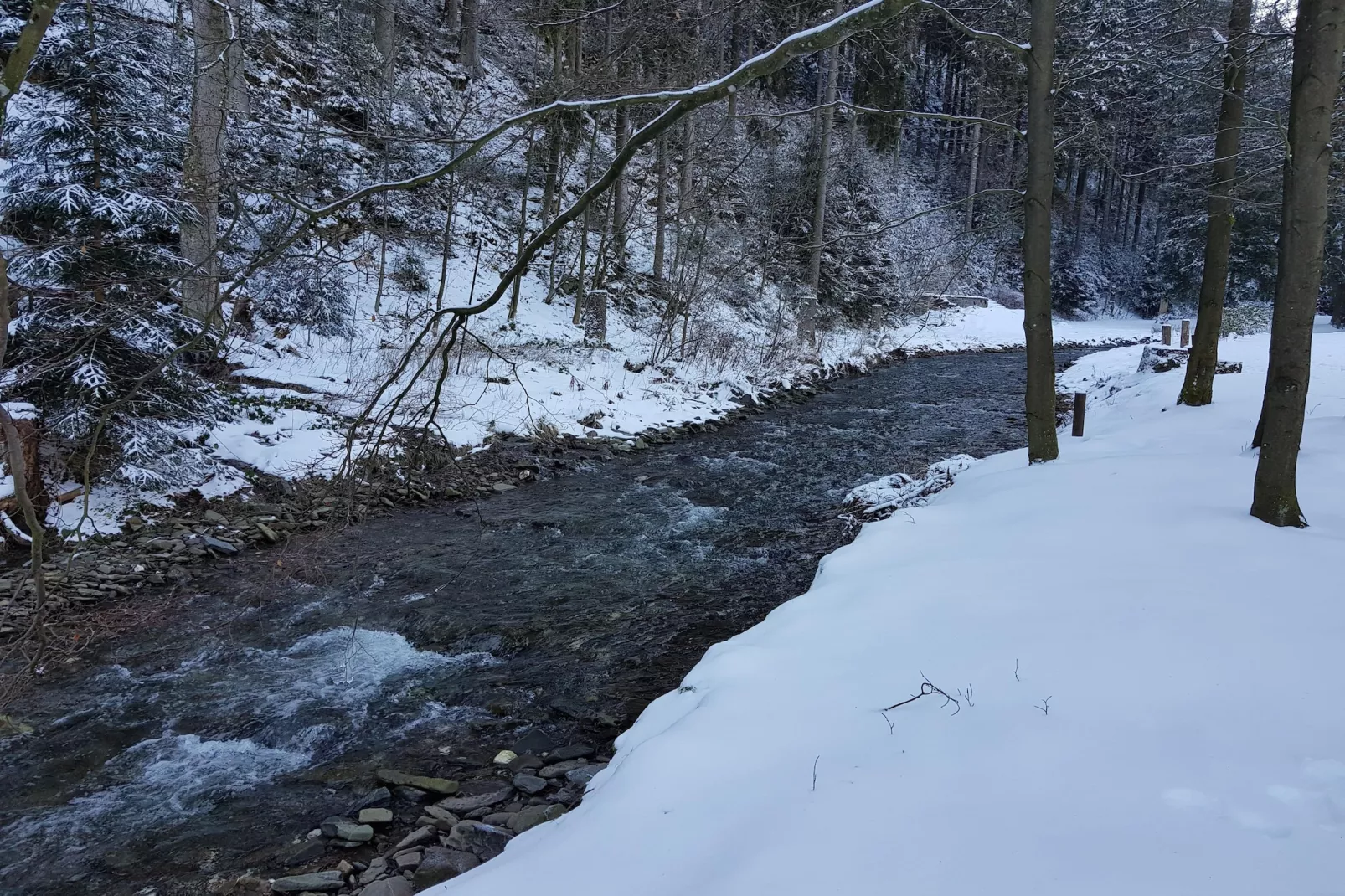 Spiegeltal-Uitzicht winter