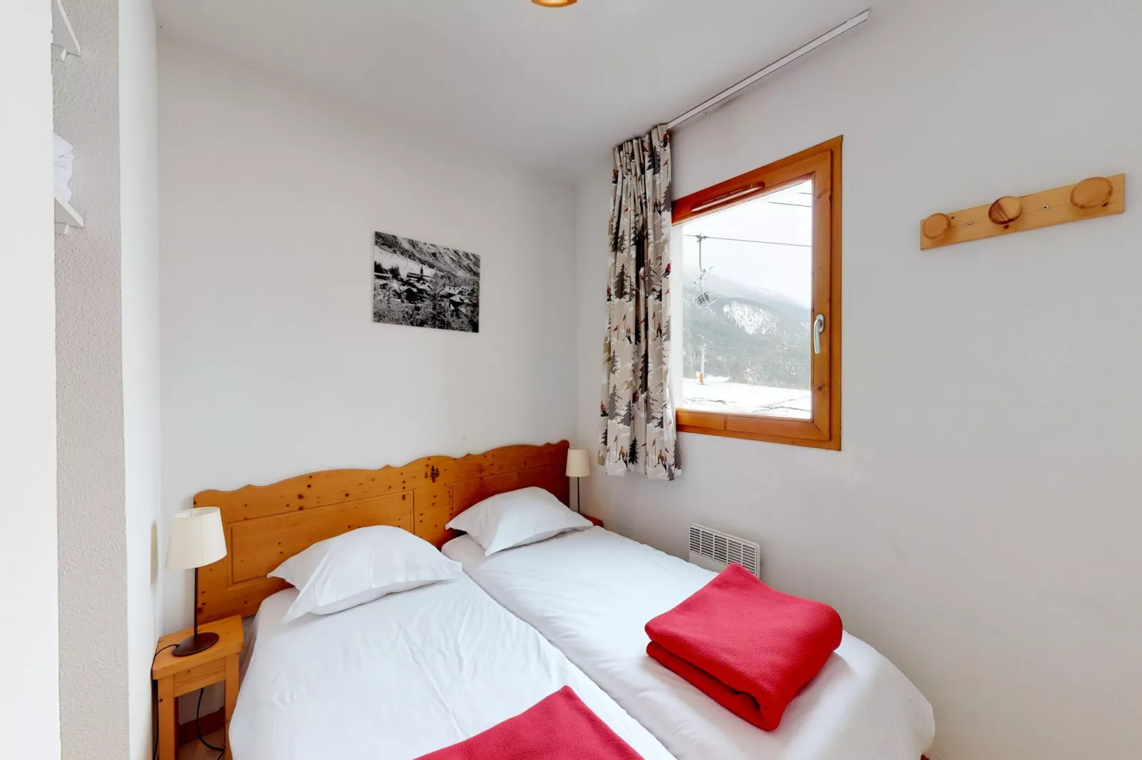 Balcons B 017 - PARC NAT. VANOISE appart. 6 pers.-Slaapkamer