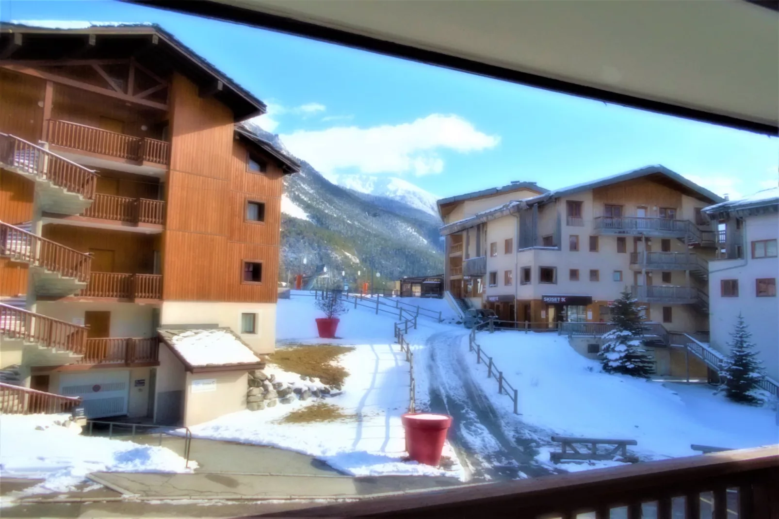 Balcons G 045 - PARC NAT. VANOISE appart. 8 pers.-Terrasbalkon