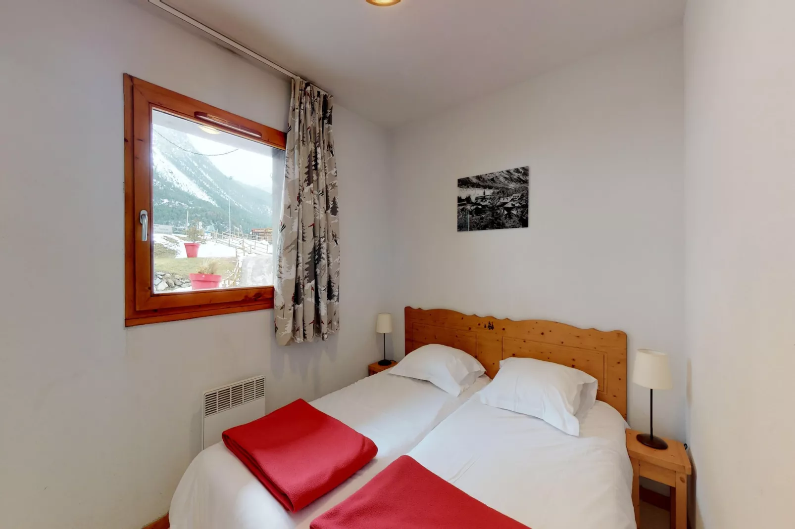 Balcons G 025 - PARC NAT. VANOISE appart. 8 pers.-Slaapkamer