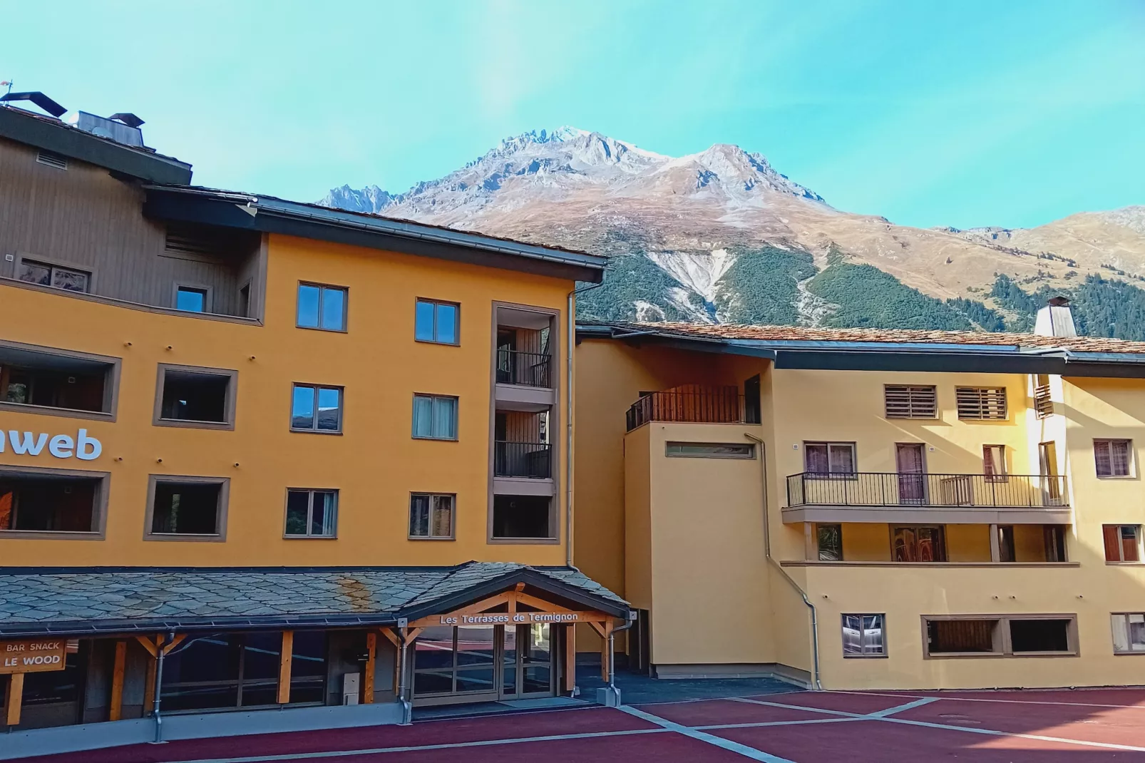 Terrasses E 404 - PARC NAT. VANOISE appart. 6 pers-Buitenlucht