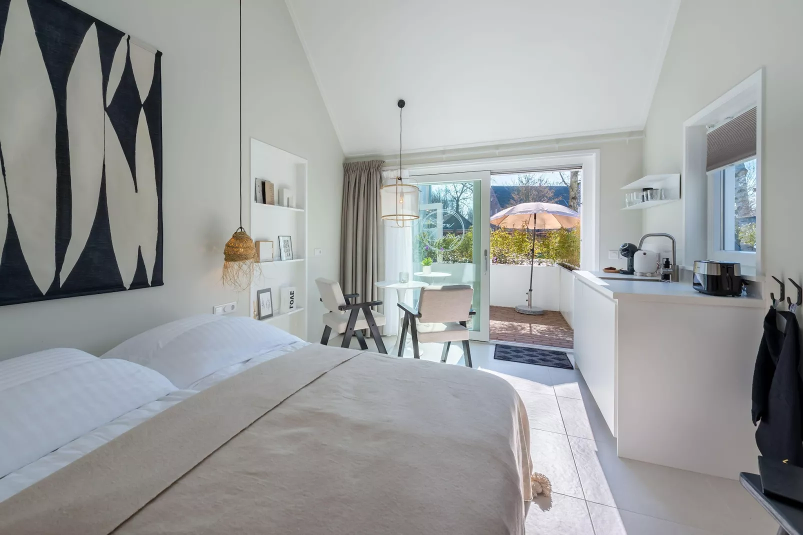 Slow living Suite 1 Oostkapelle-Slaapkamer