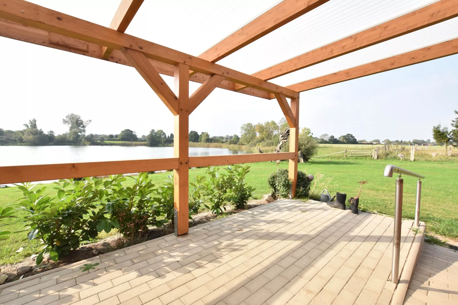 Ferienhaus Am See mit Kamin-Gebieden zomer 5km