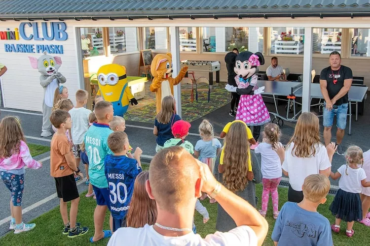 Domki wakacyjne RAJSKIE PIASKI dla 7 osób Dąbki-Parkfaciliteiten