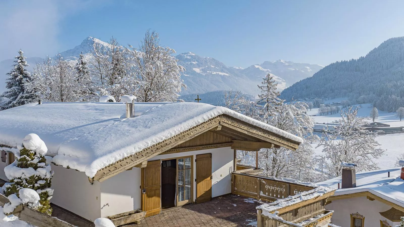 Kitz Hills Chalet Mondschein-Exterieur winter