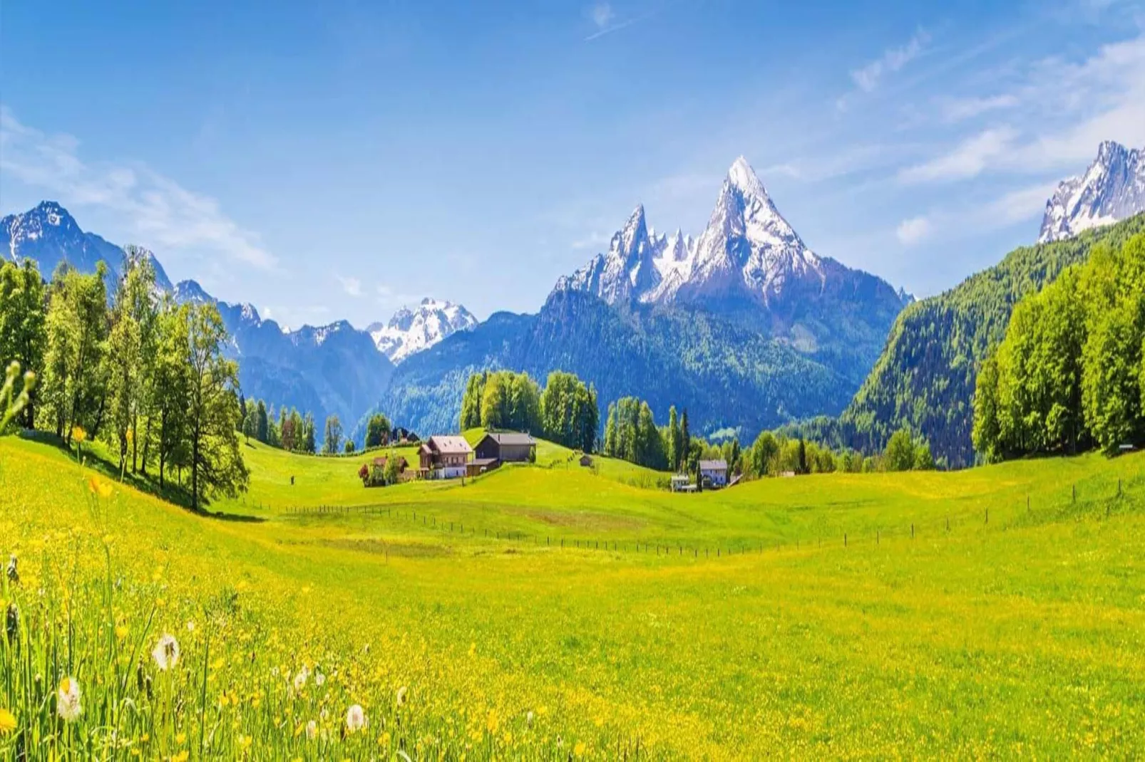 The Austrian Chalet-Gebieden zomer 1km