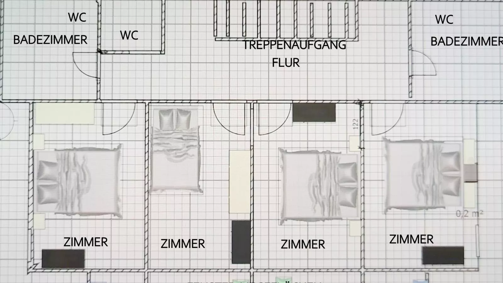 Chalet im Wald-Plattegrond