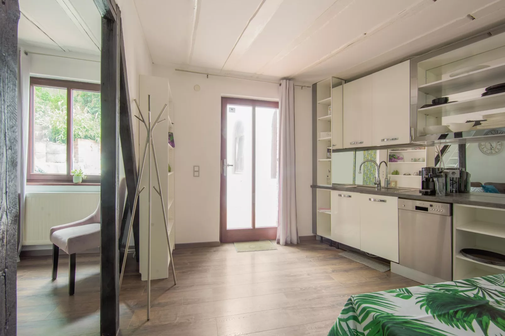 Maisonette im Taunus mit mediterrane Terrasse-Keuken