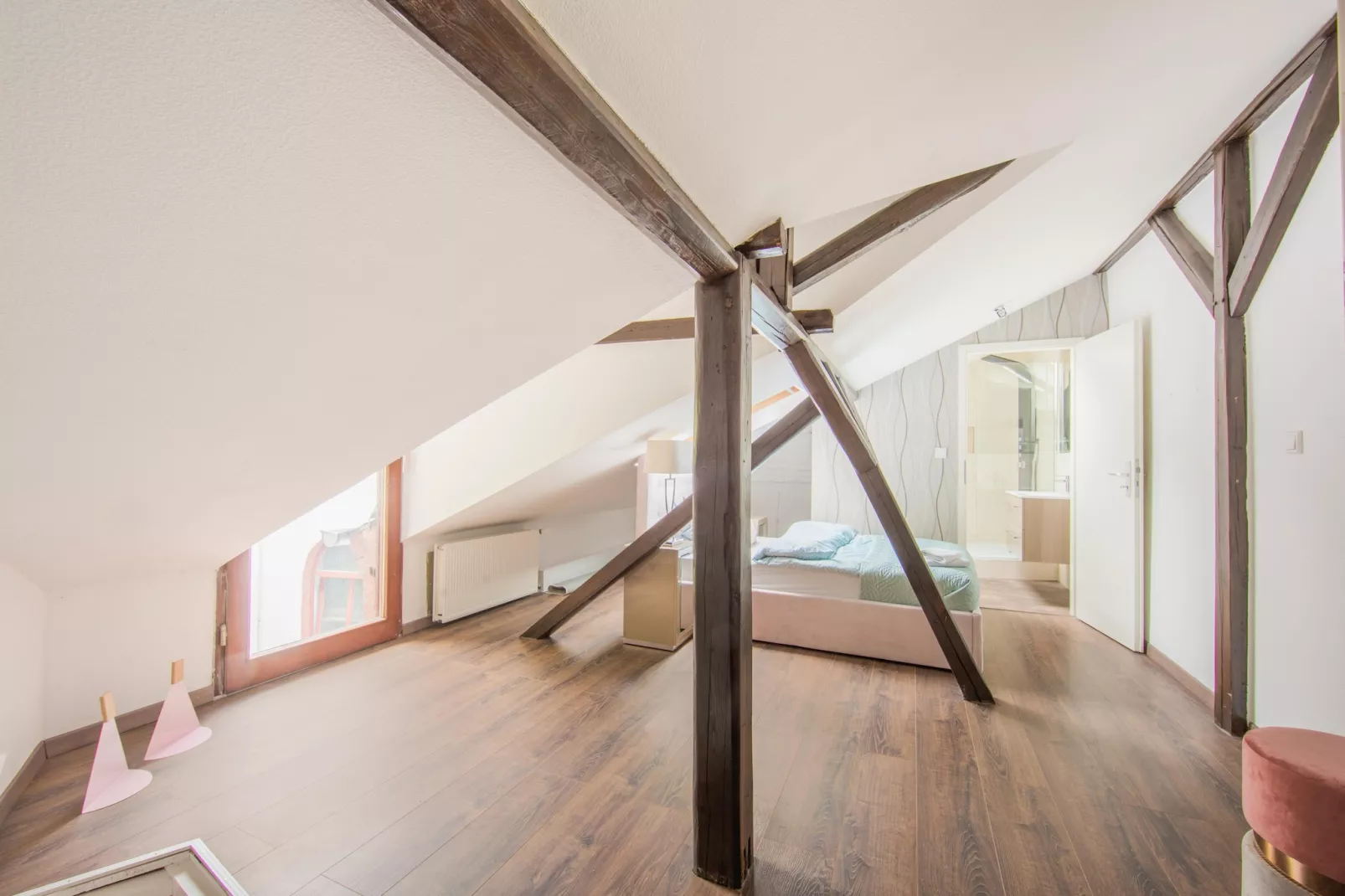 Maisonette im Taunus mit mediterrane Terrasse-Slaapkamer