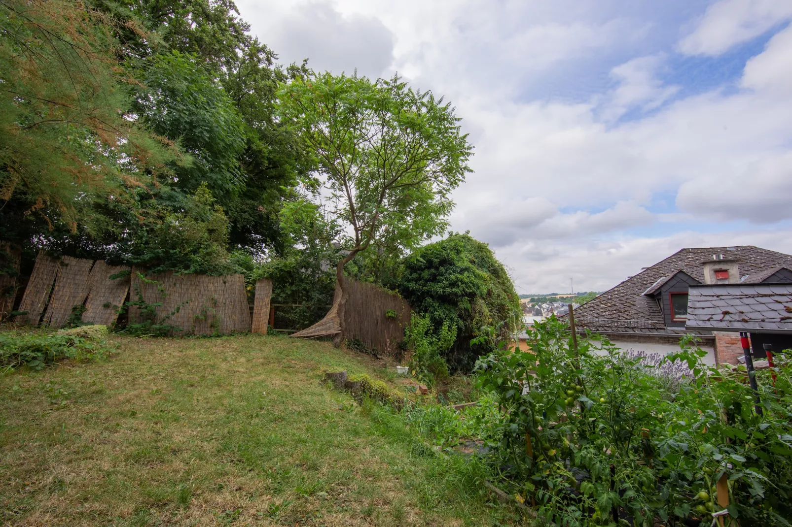 Maisonette im Taunus mit mediterrane Terrasse-Tuinen zomer