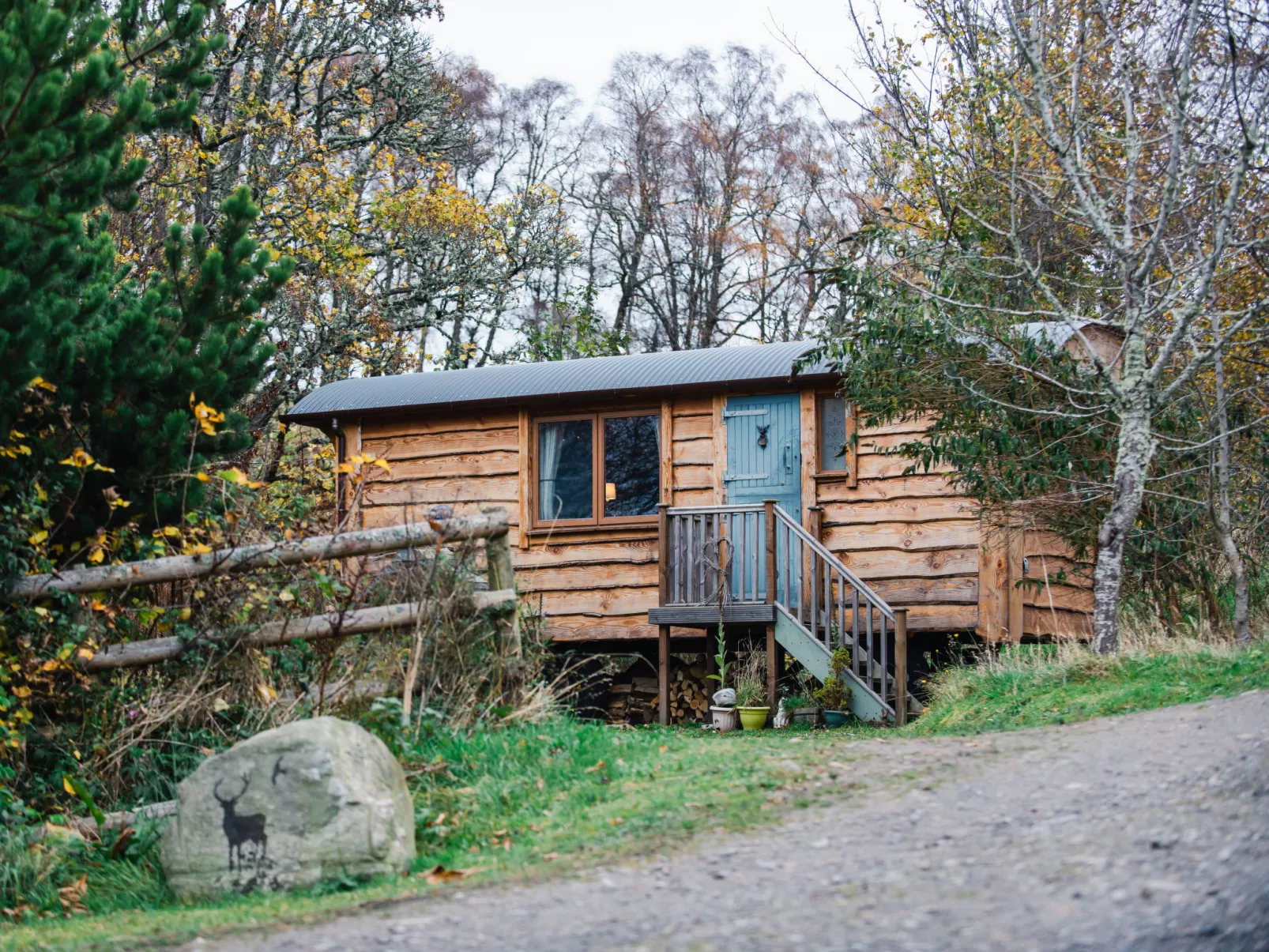 Shepherds Hut-Buiten