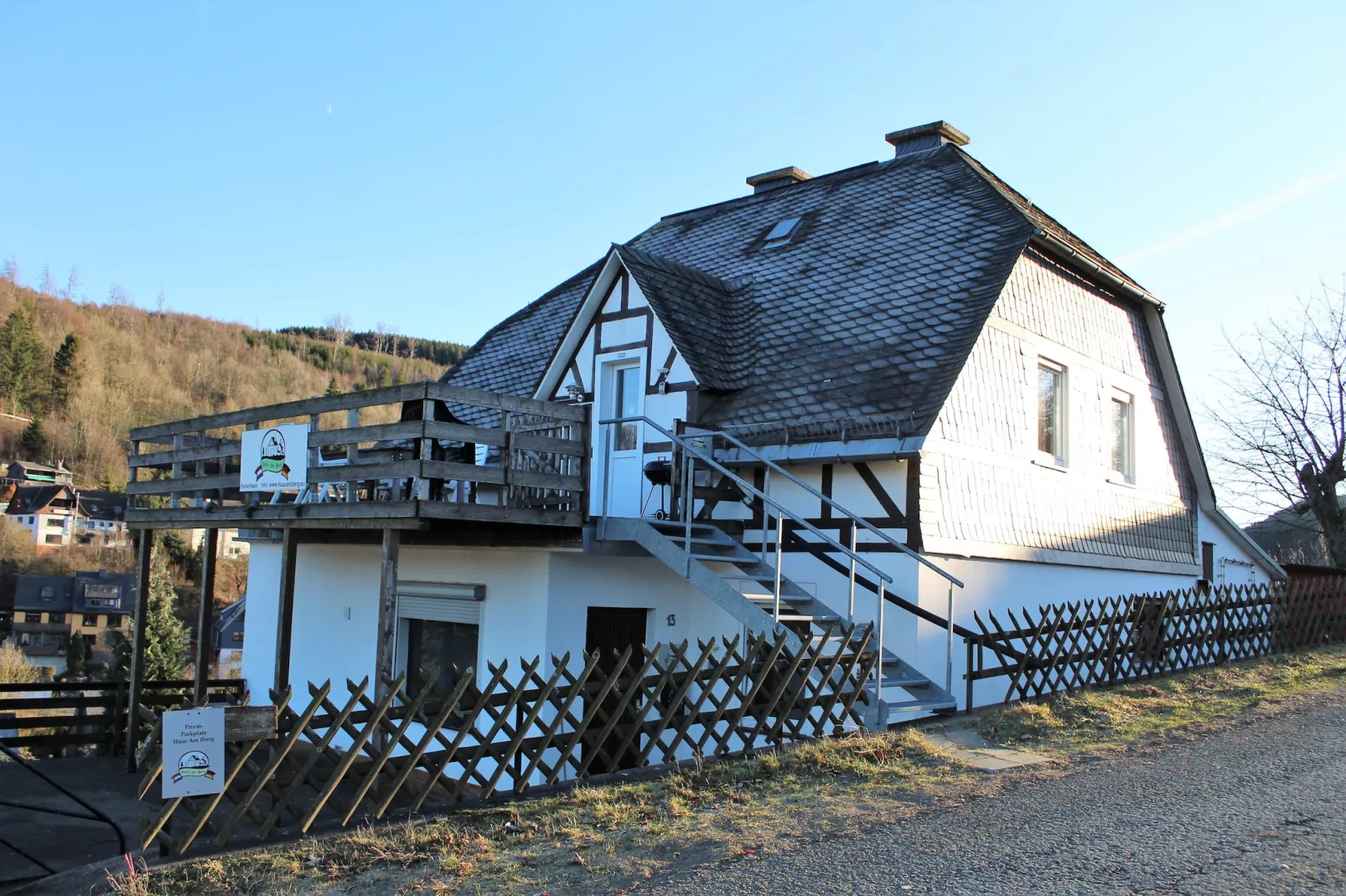 Am Iberg-Exterieur winter