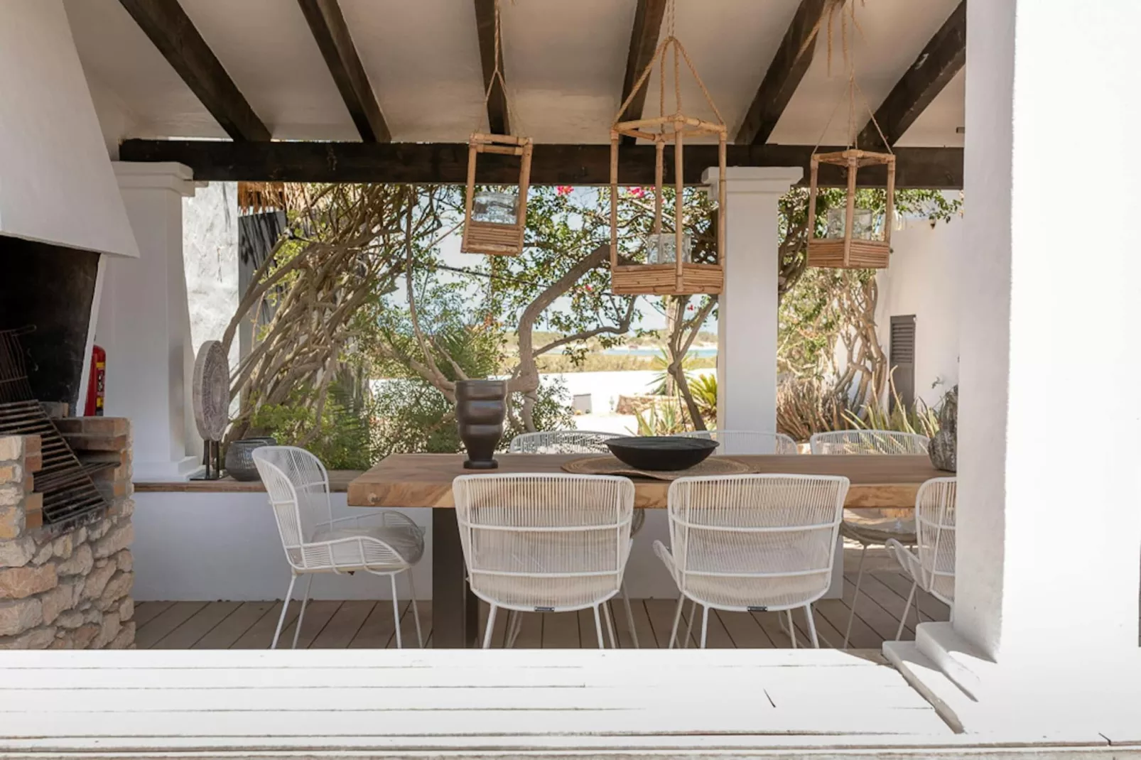 Villa Paz Formentera-Eetkamer