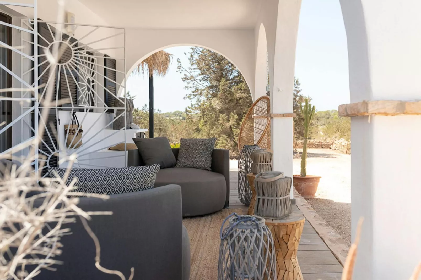 Villa Paz Formentera-Terrasbalkon