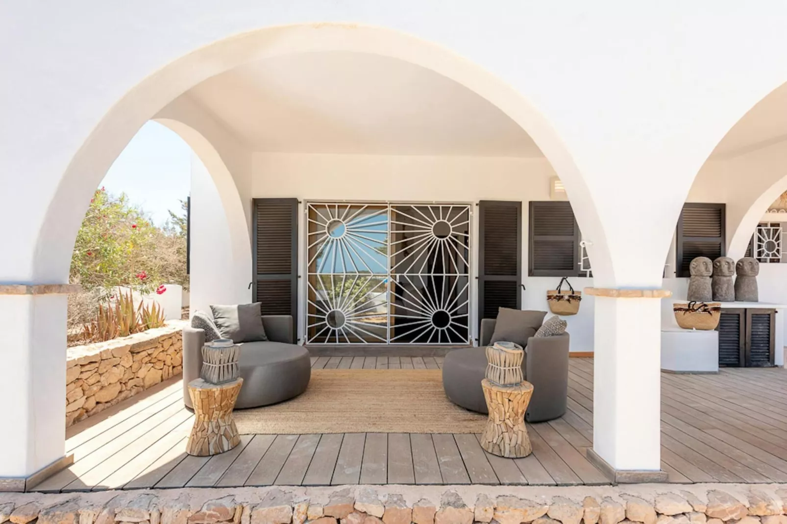 Villa Paz Formentera-Terrasbalkon