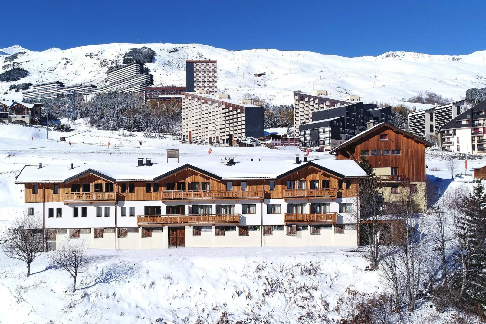 Chalet de Marie-Exterieur winter