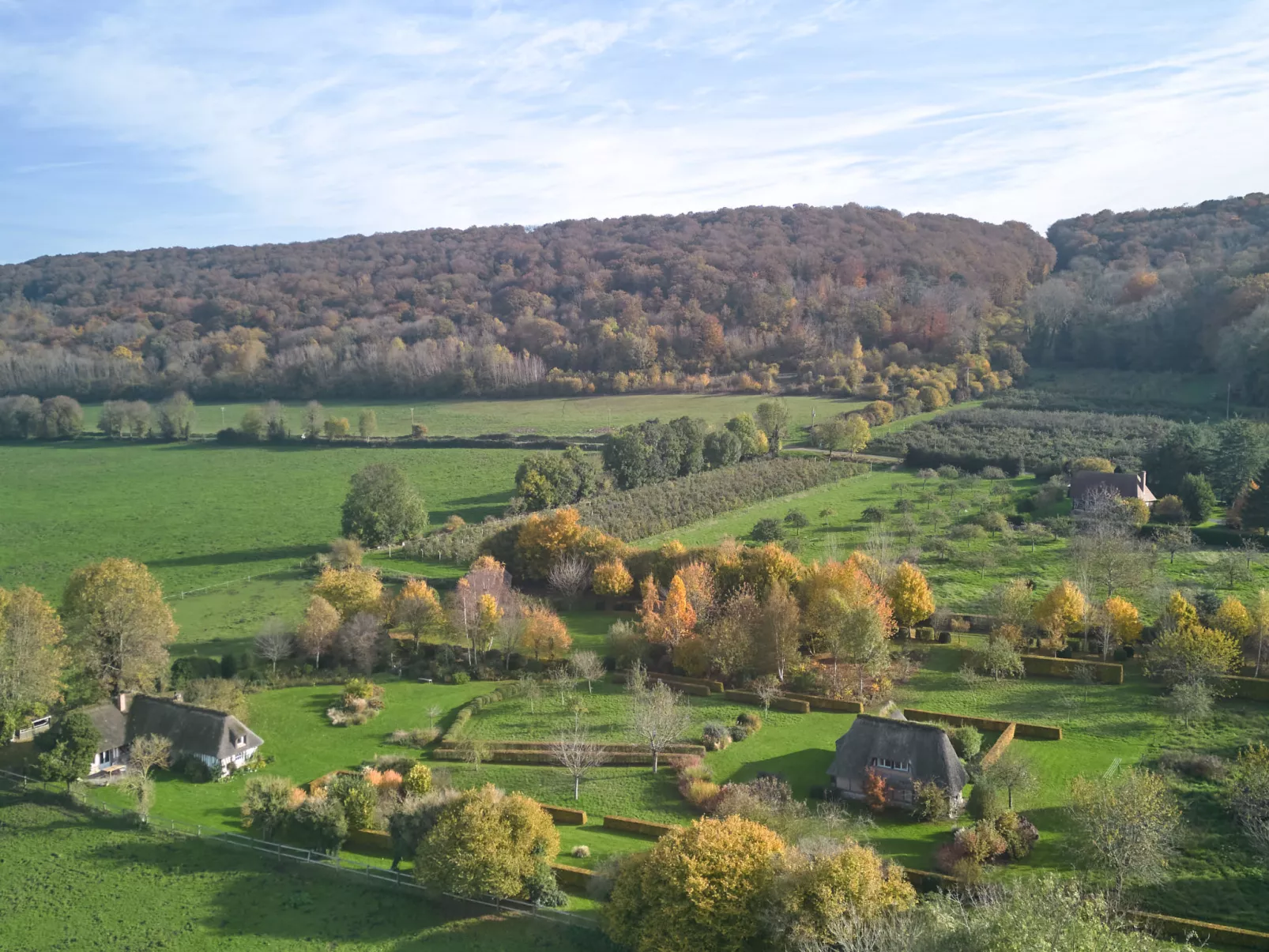 2 Chaumières normande-Buiten