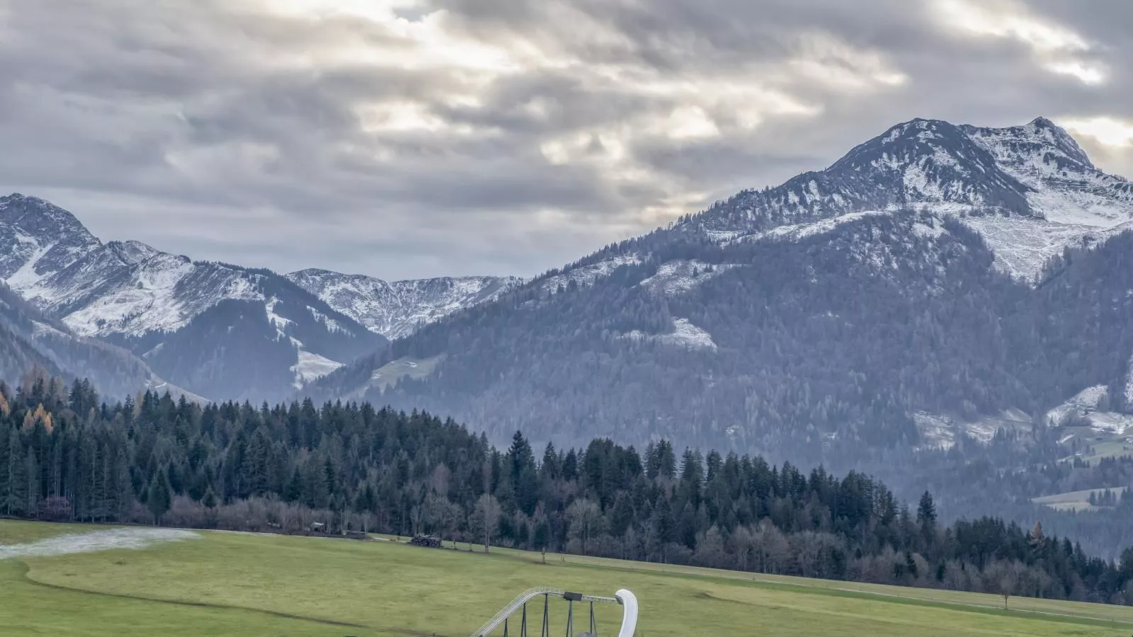 Berg und Blüte I-Uitzicht winter