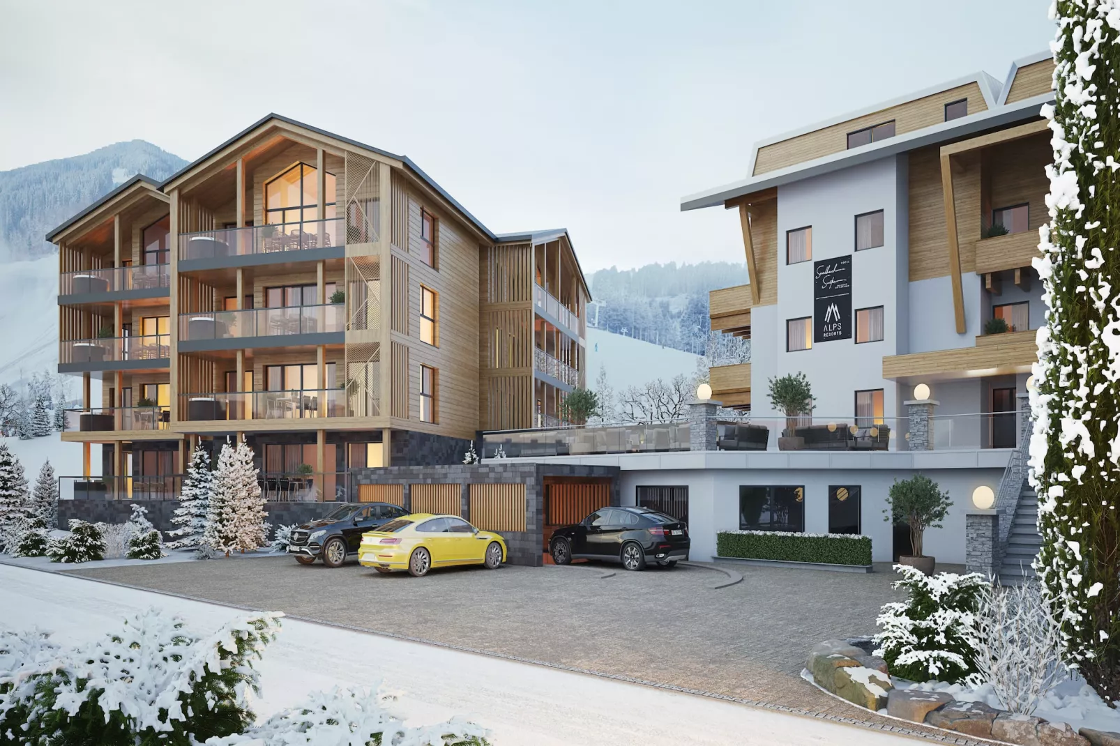 Saalbach Suite 6-Exterieur winter