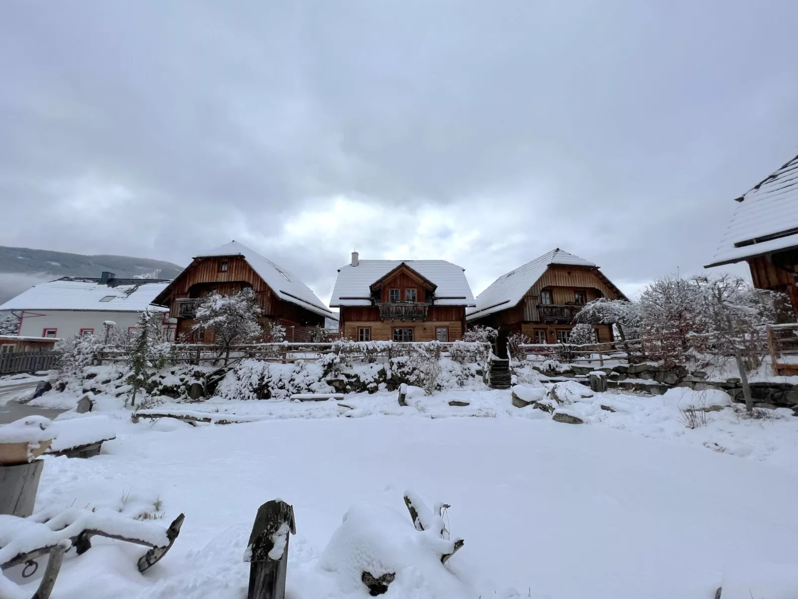 St martin chalets-Buiten