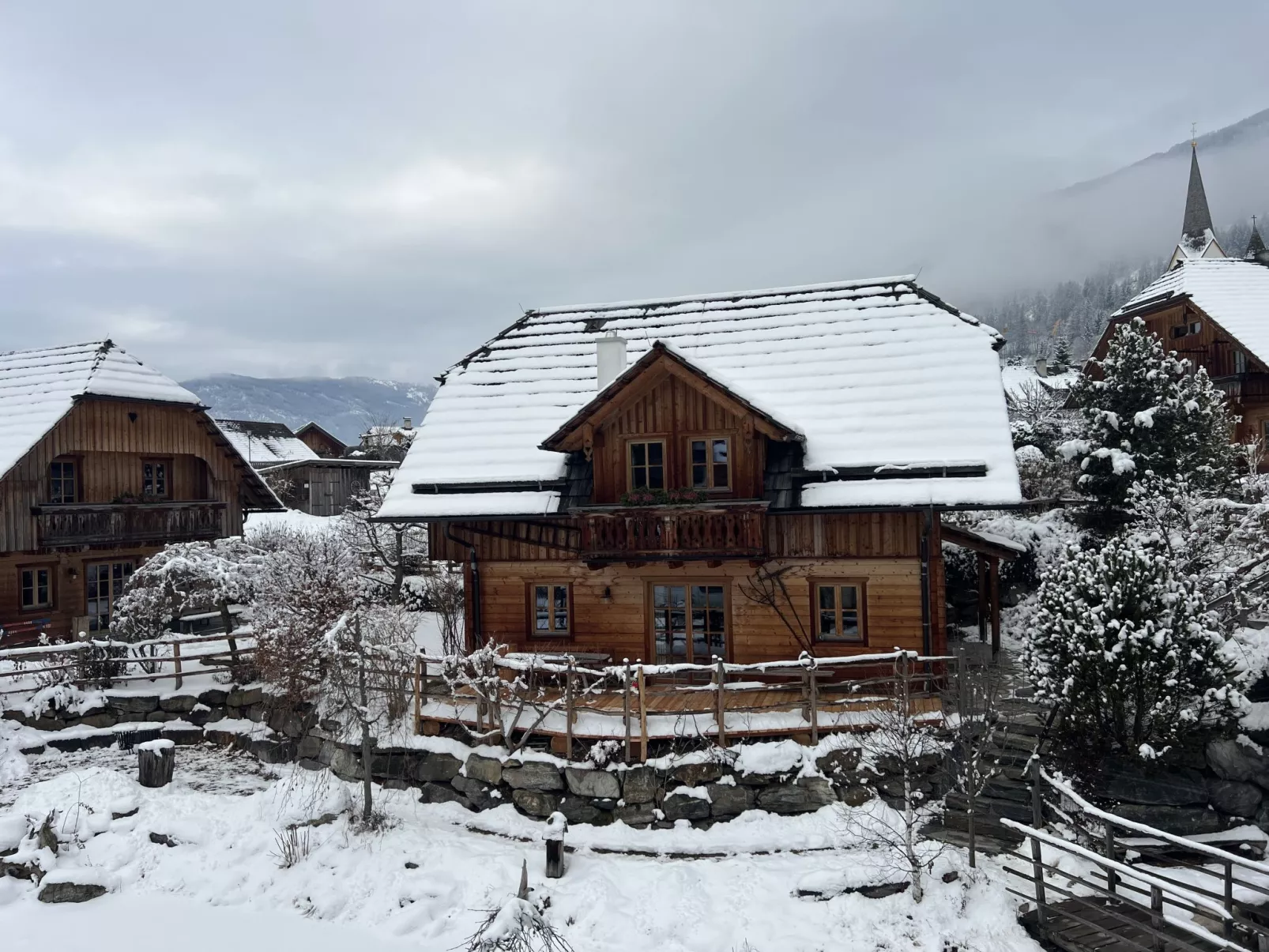 St martin chalets-Buiten