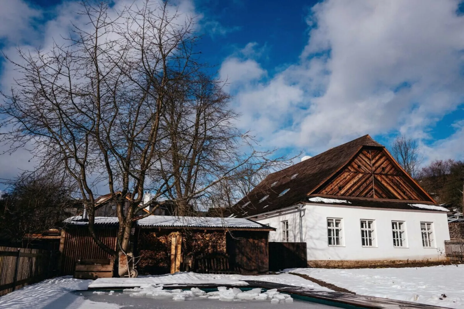 Villa-Exterieur winter