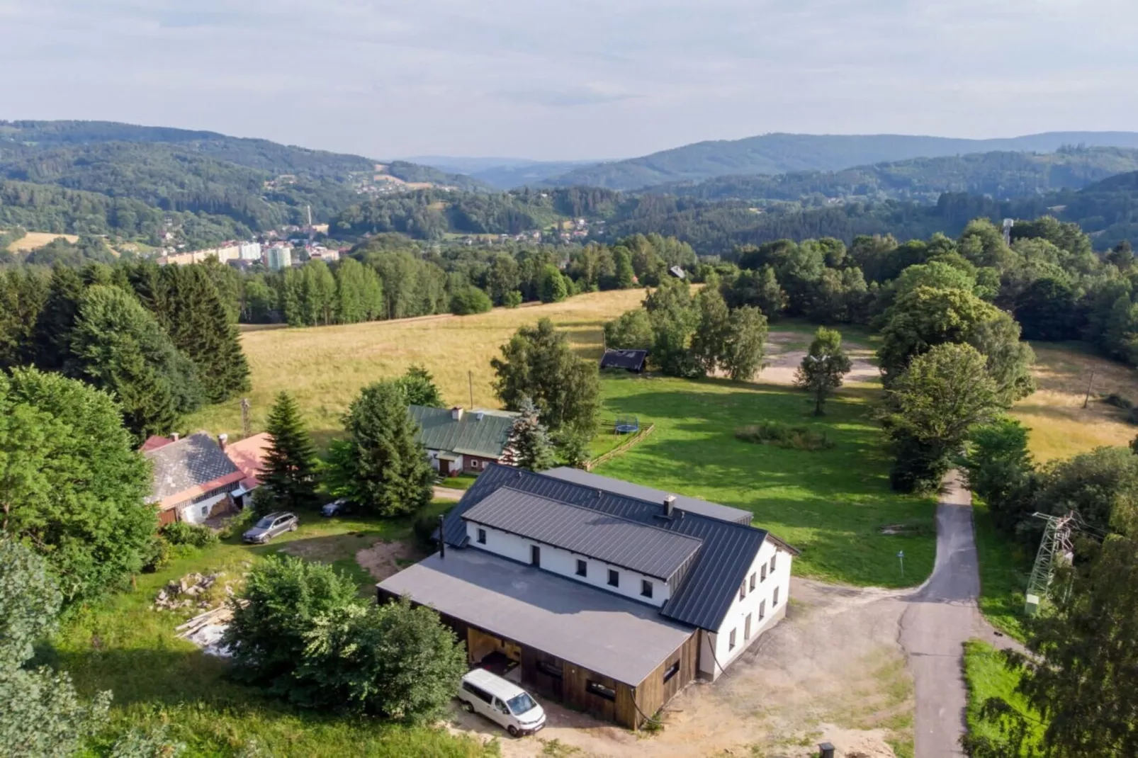 Villa-Gebieden zomer 1km