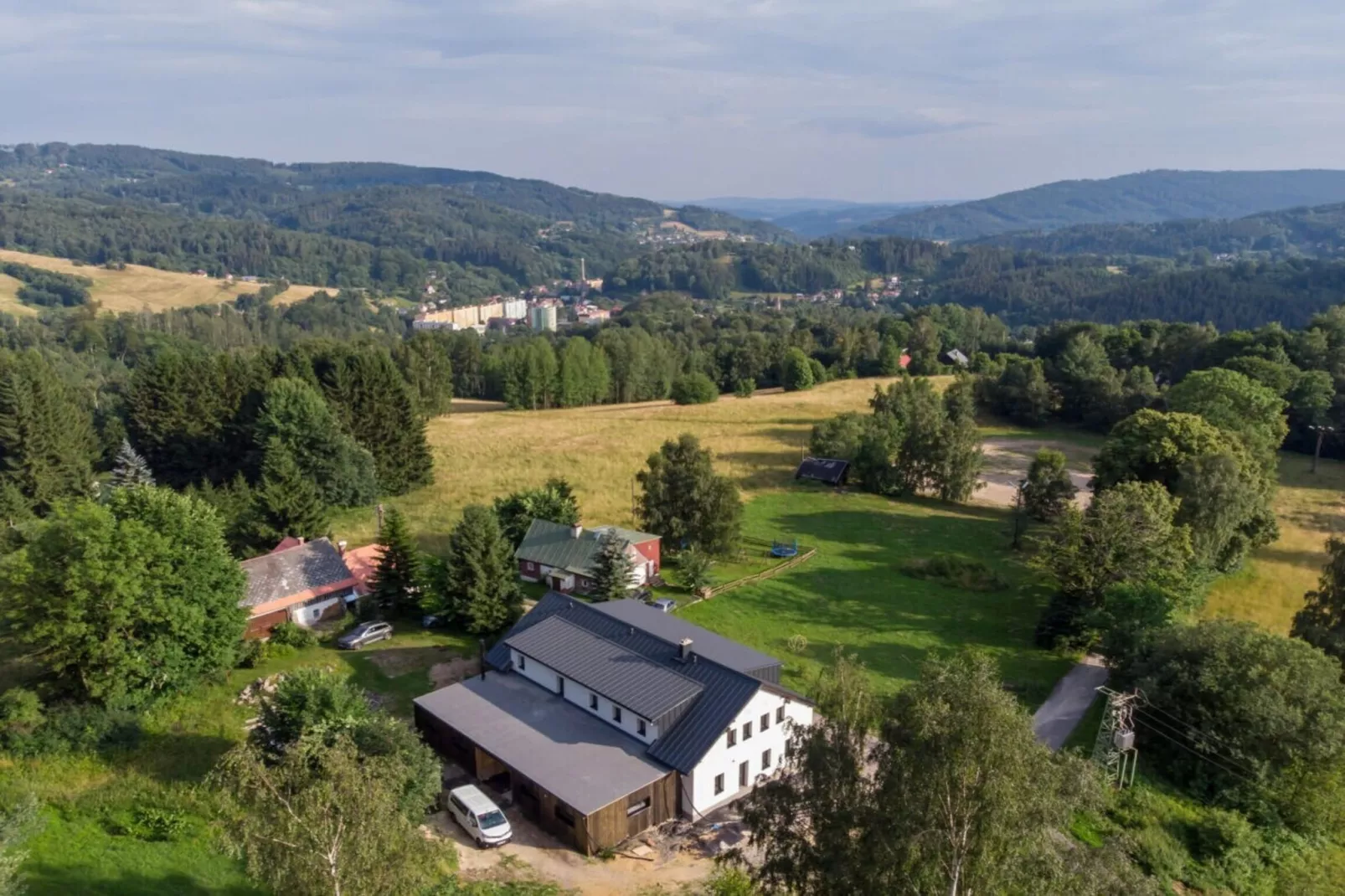 Villa-Gebieden zomer 1km