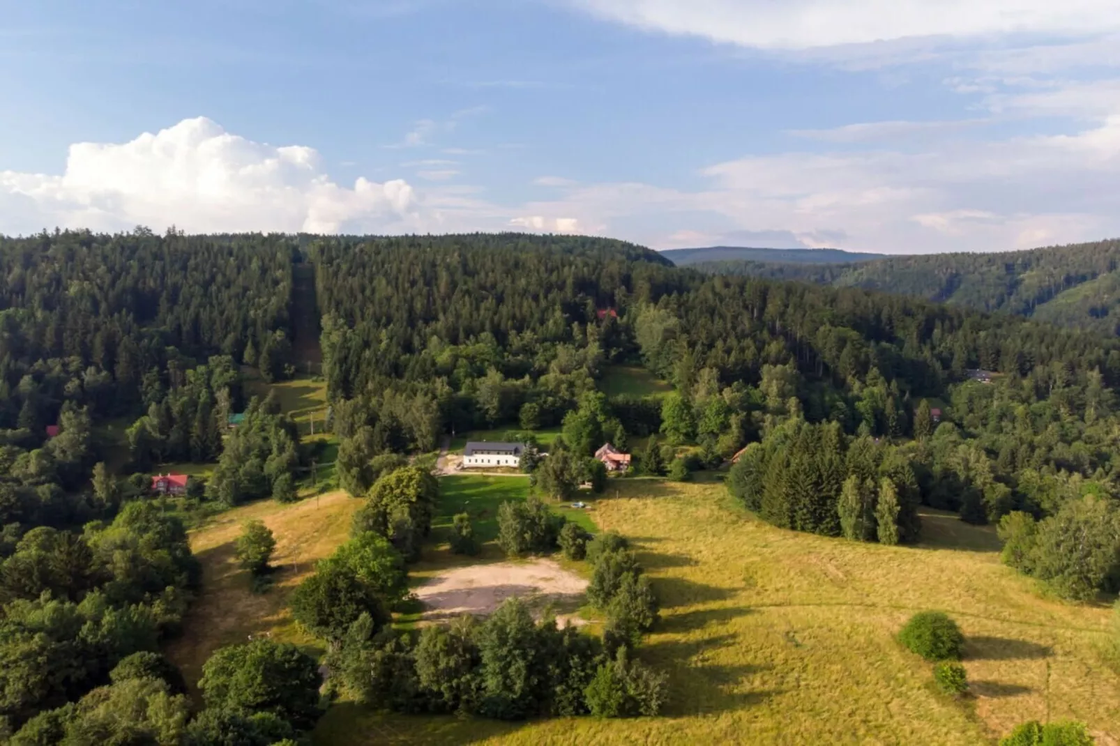 Villa-Gebieden zomer 1km